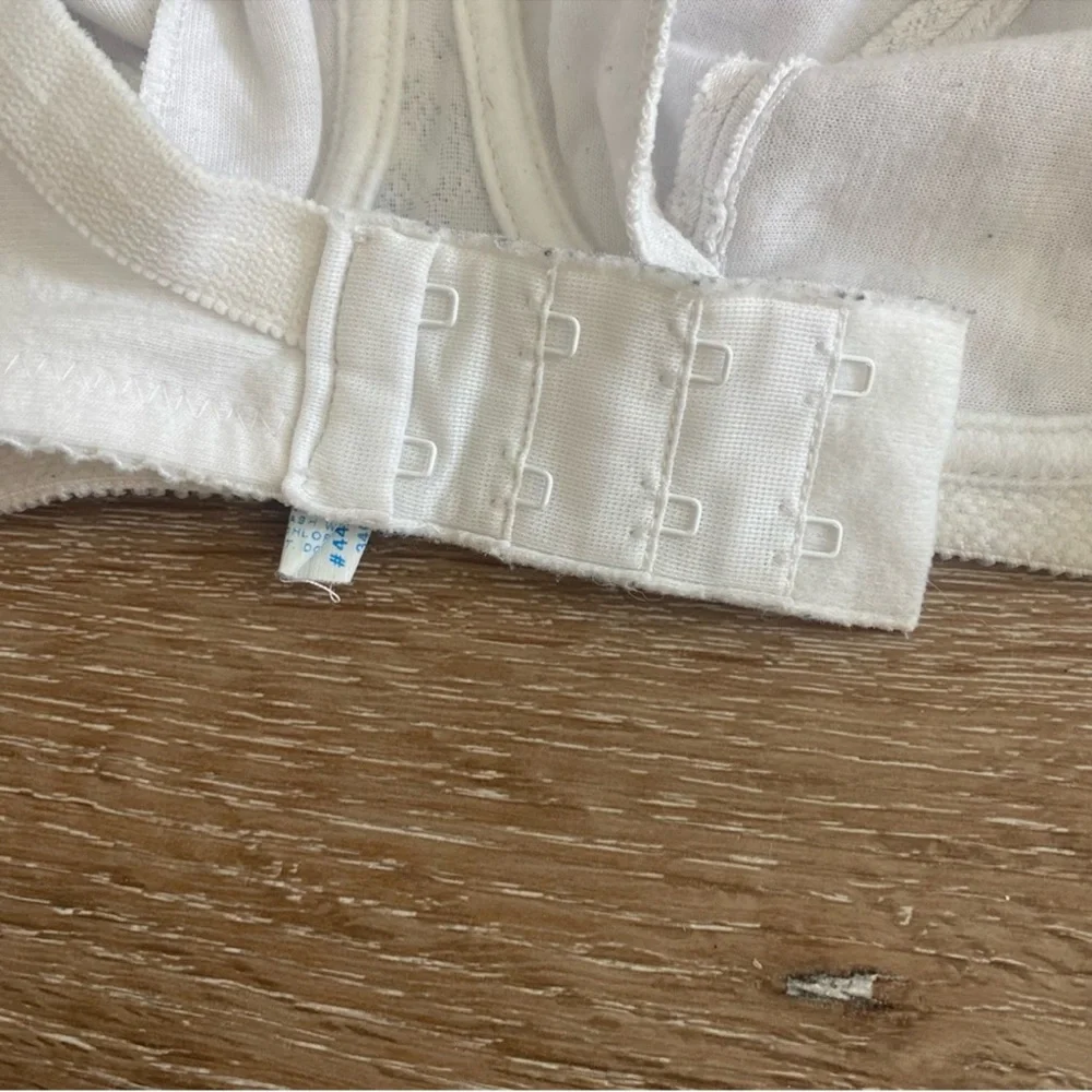 Expectant Moments white nursing bra
